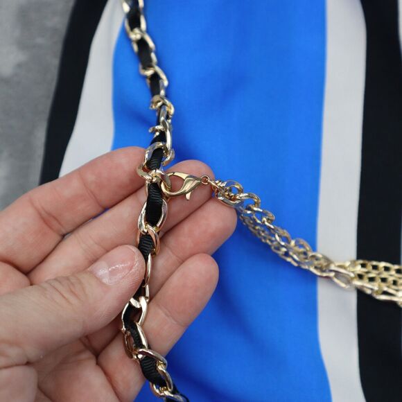 Chocolate Shirt Womens S Multicolor Striped Pullover Built In Bra Tube Top - Picture 11 of 16